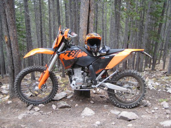 I bought a 2009 KTM 450 XCW, then added a minimal street-legal light kit and 