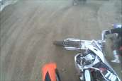 Crash sequence from the second turn of the Novice Class start, VDR Hare Scramble in Berthoud CO, Jan 2009
 - photo 11 